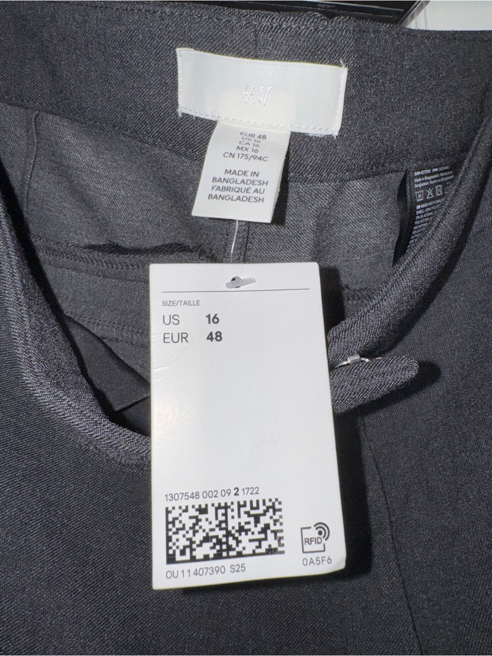 H&M Women’s Charcoal Gray Business Casual Dress Pants